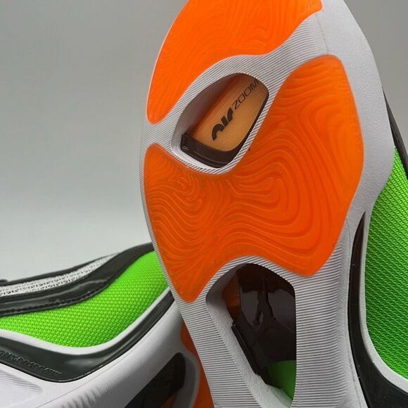 Nike Jordan Tatum 1 White | Orange| Black Home Team DZ3324 108 NWB Men Size 10.5 - Picture 8 of 13